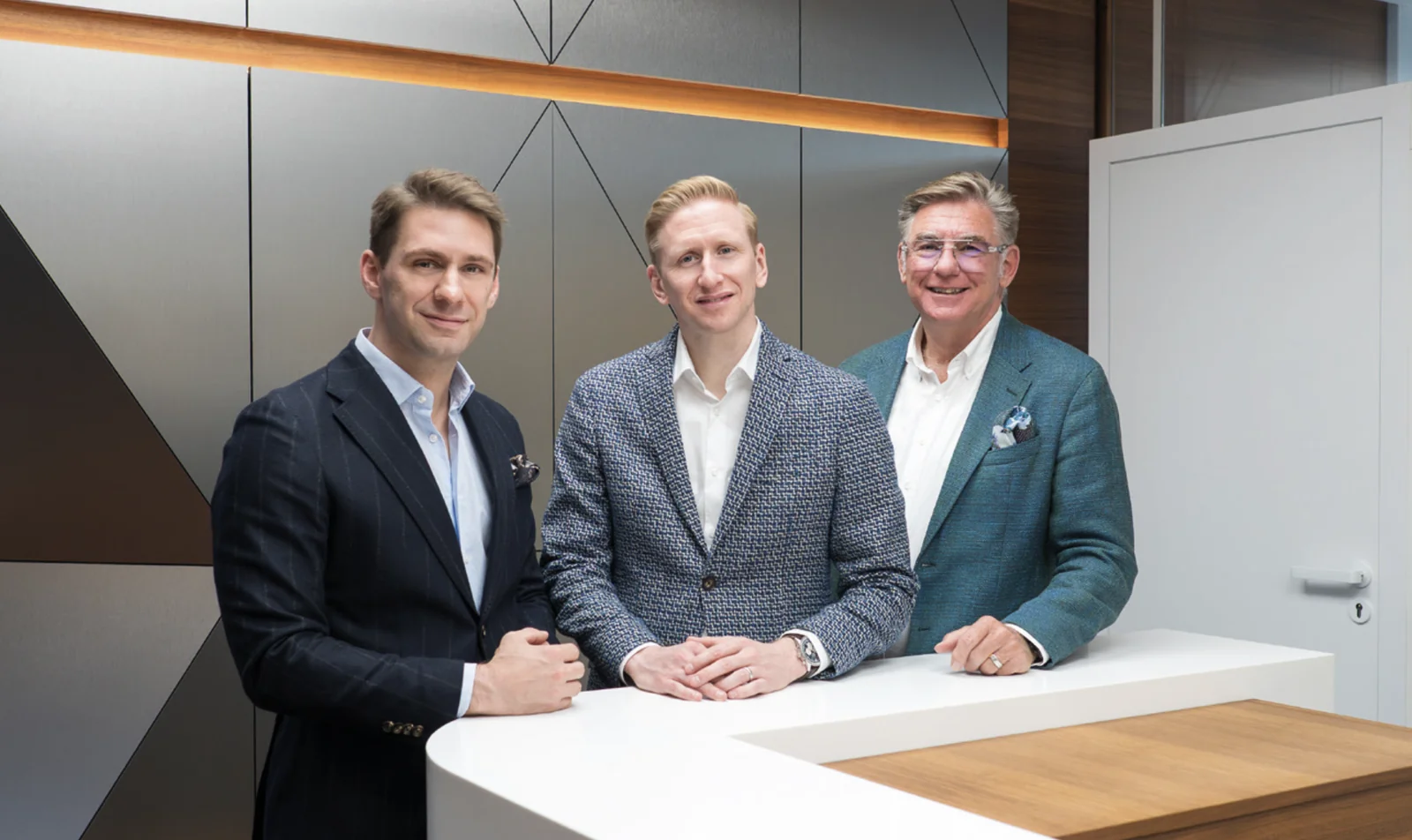 Die Geschäftsführung der pro invest Gruppe: Nikolai Staiger, Raphael Staiger und Rainer Staiger